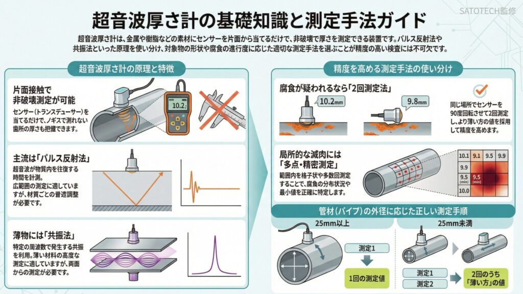 超音波厚さ計の基礎知識