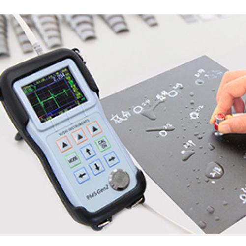 CFRP（炭素繊維）の厚さ測定をPM5 GEN3で