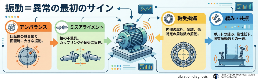 振動は異常の最初のサイン