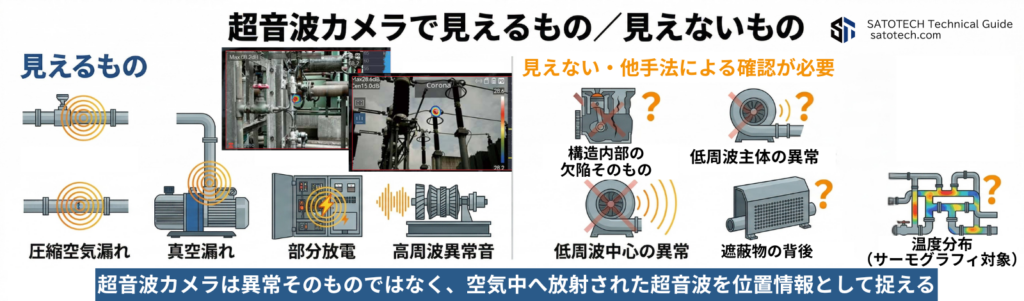 超音波カメラで見えるもの／見えないもの