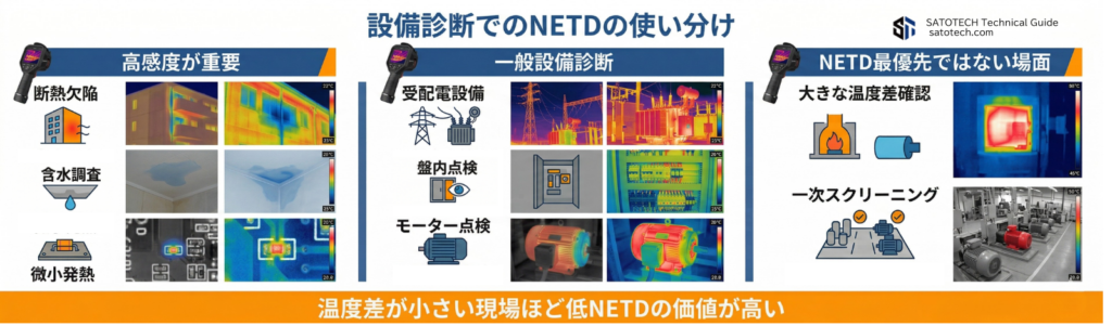 設備診断でのNETDの選定目安