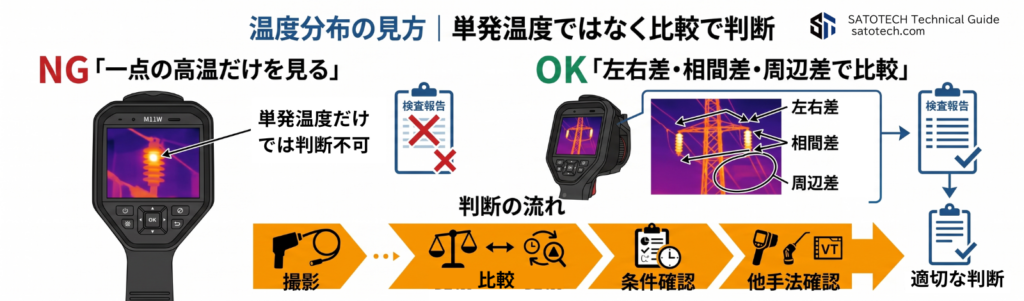 温度分布の見方