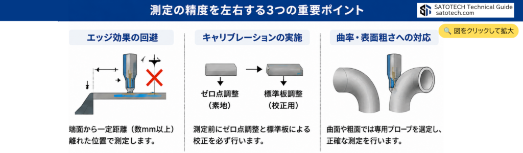 塗装膜厚測定の精度を左右する3つの重要ポイント