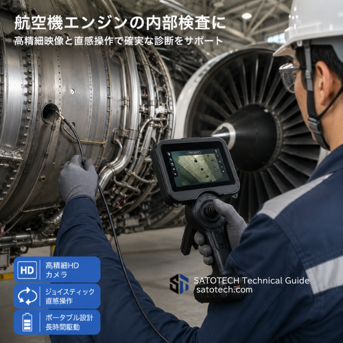 航空エンジン内部検査