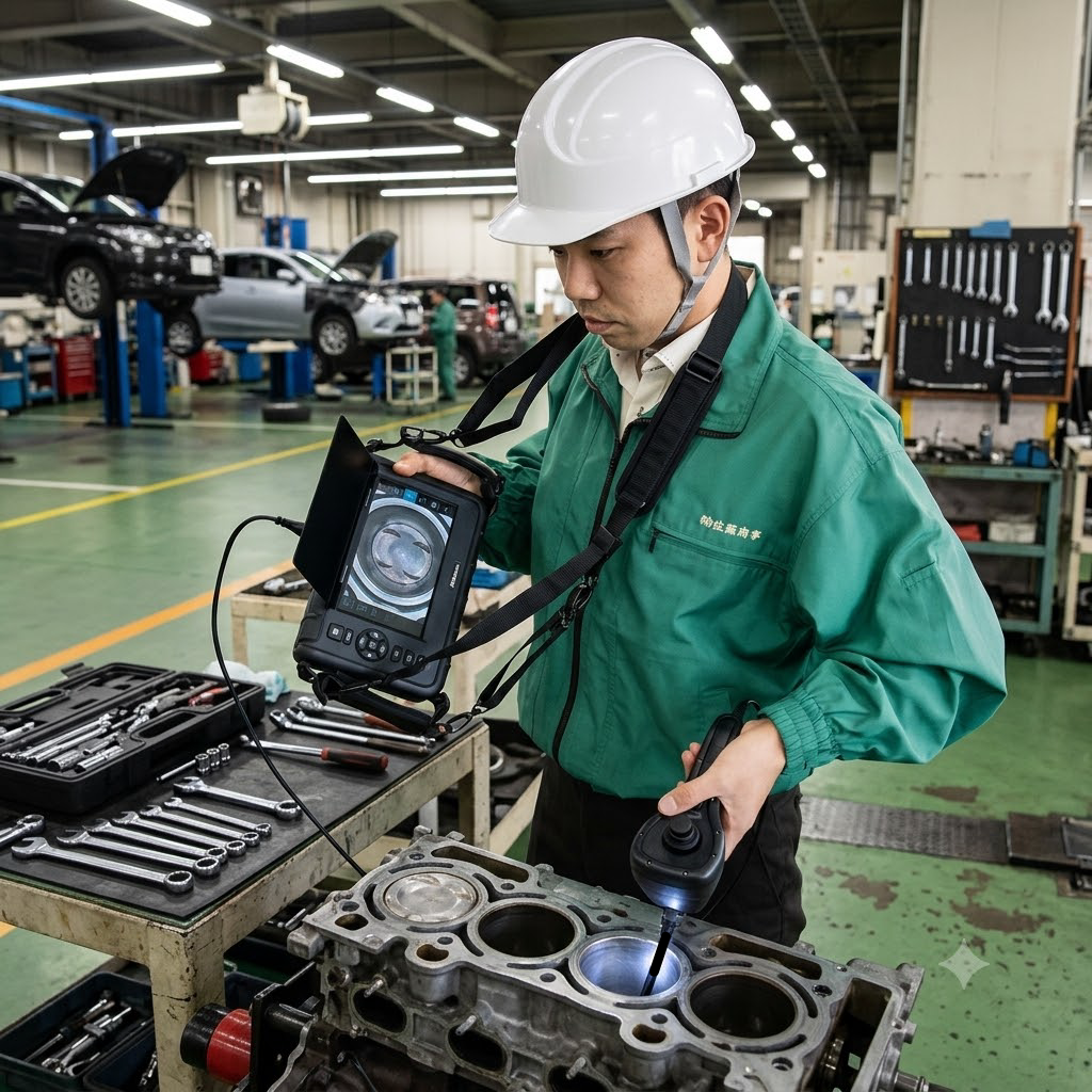 X2000でシリンダー検査