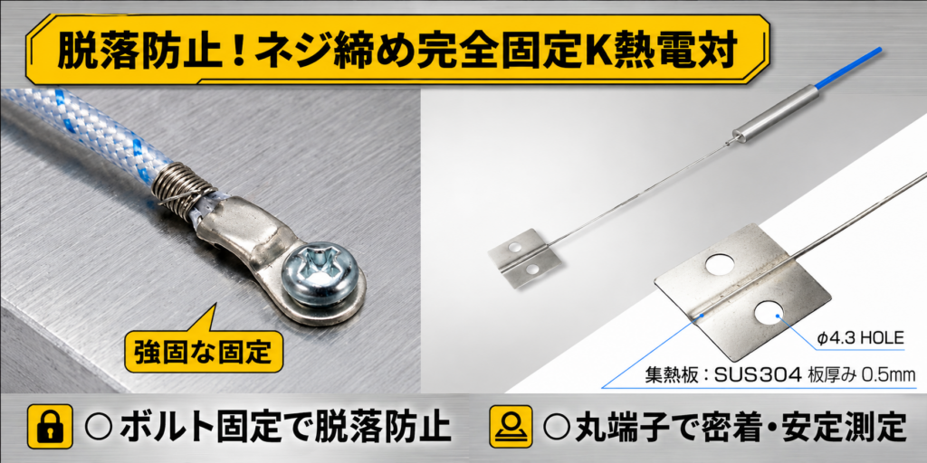 ネジ止め式温度センサー