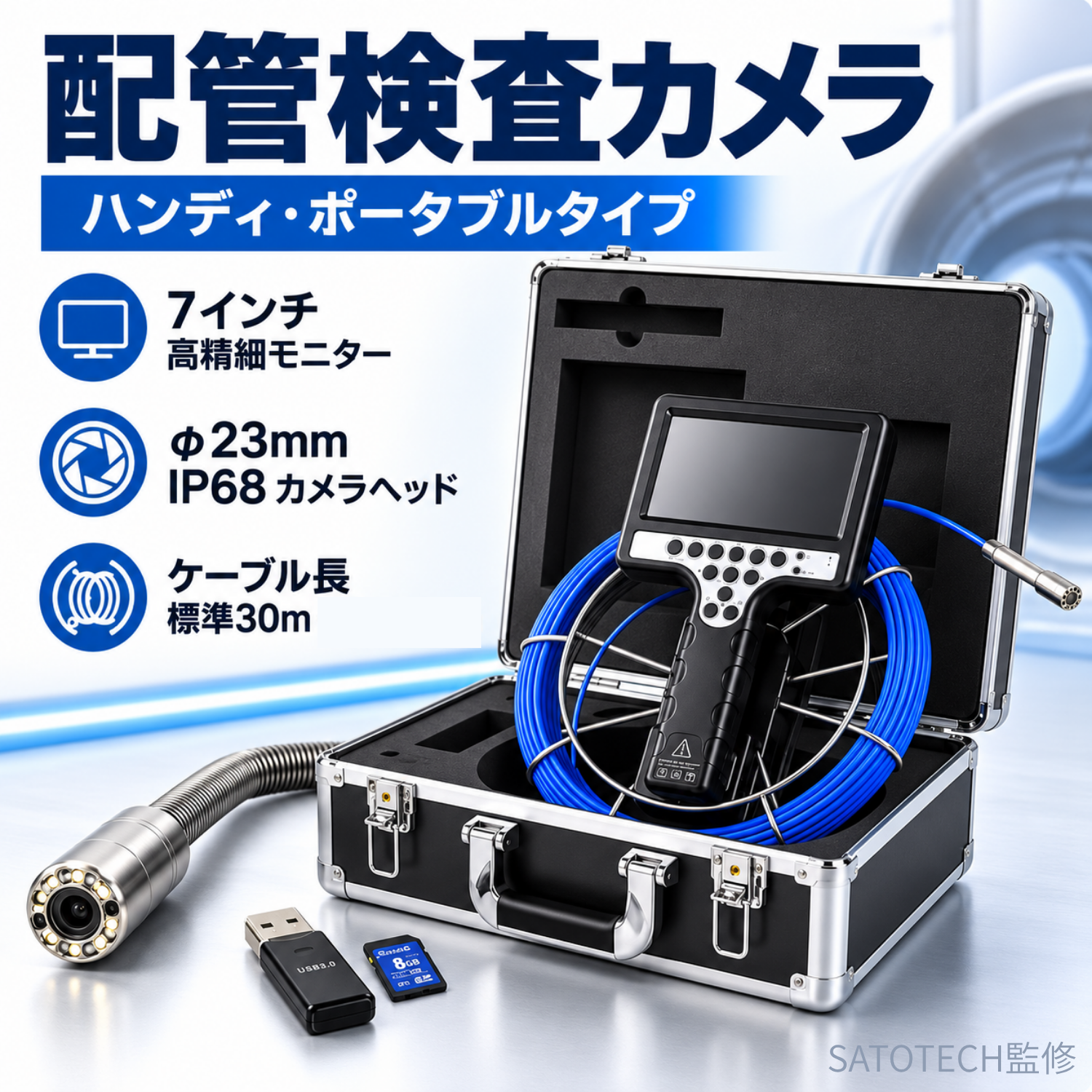 管内検査カメラ HJ-WB23