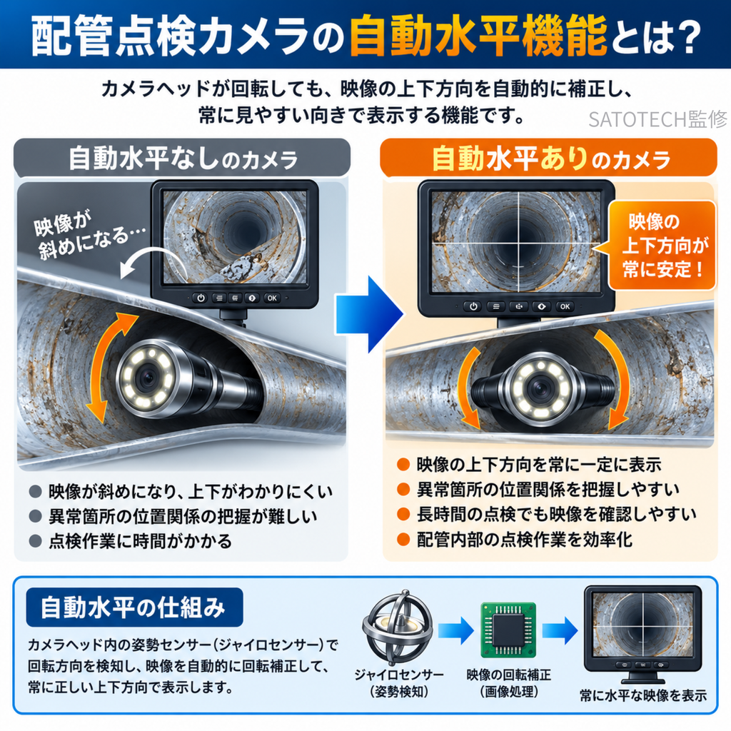 自動水平調整(セルフレベリング)技術の仕組み