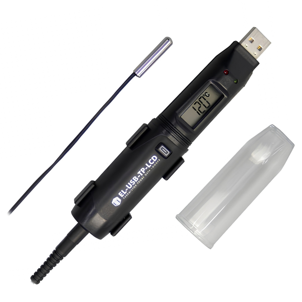 USB温度データロガ EL-USB-TP-LCD(サーミスタセンサー付)【Lascar】