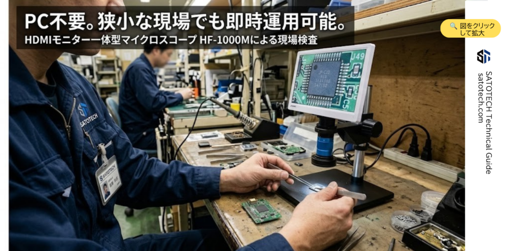 モニター一体型・PCレスモデル（省スペース・共有）マイクロスコープ